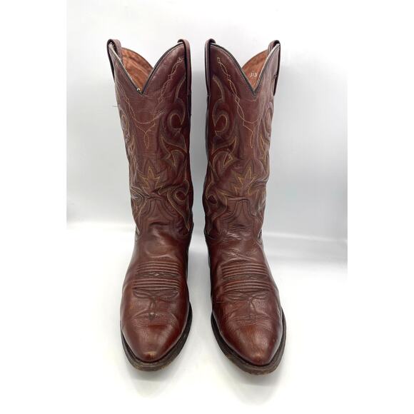 Dan Post Men\'s Leather Milwaukee DP 2111 Western Cowboy Round Toe Boots Size 11 main image 9